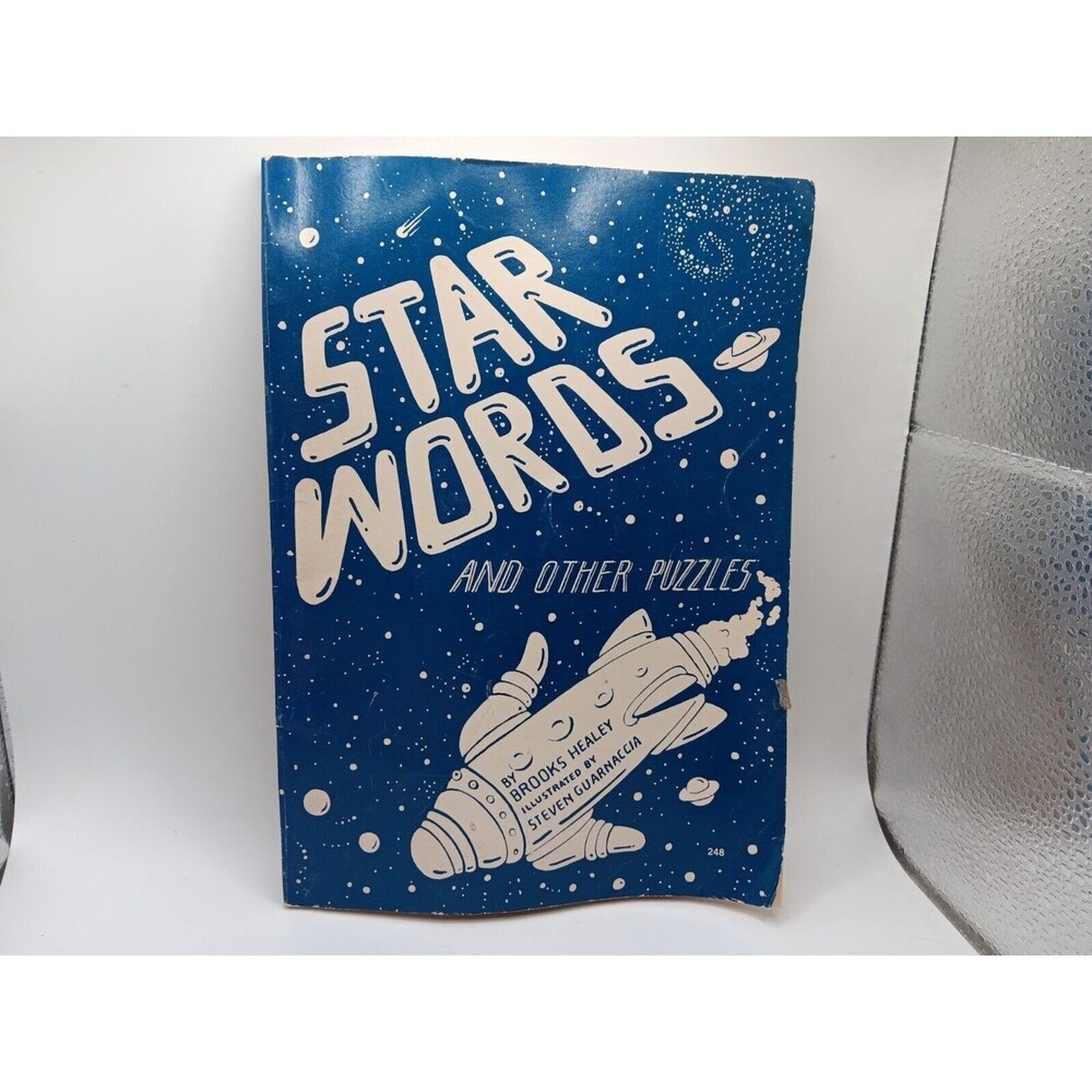 Vintage Star Words and Other Puzzles Brooks Healey Moonster Mazes 1978